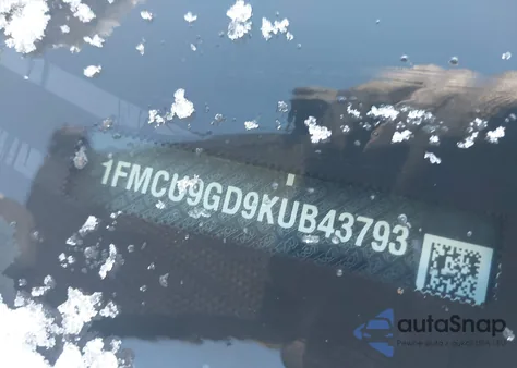 2019 Ford Escape Se из США, поврежденный, VIN 1FMCU9GD9KUB43793